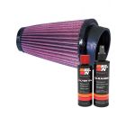 K&N Air Filter RU-3120 + Recharge Kit