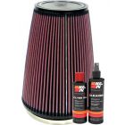 K&N Air Filter RU-3280 + Recharge Kit