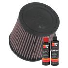 K&N Air Filter RU-3600 + Recharge Kit