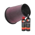 K&N Air Filter RU-4700 + Recharge Kit