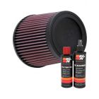 K&N Air Filter RU-4950 + Recharge Kit