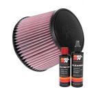 K&N Air Filter RU-5173 + Recharge Kit