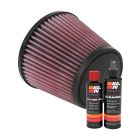 K&N Air Filter RU-5284 + Recharge Kit