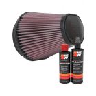 K&N Air Filter RU-70031 + Recharge Kit
