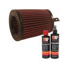 K&N Air Filter SU-5002 + Recharge Kit