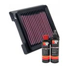 K&N Air Filter SU-6595 + Recharge Kit