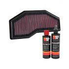 K&N Air Filter TB-1016 + Recharge Kit