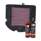 K&N Air Filter YA-0116 + Recharge Kit