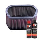 K&N Air Filter YA-1098 + Recharge Kit