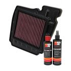 K&N Air Filter YA-1611 + Recharge Kit