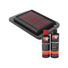 K&N Air Filter YA-1818 + Recharge Kit