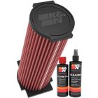 K&N Air Filter YA-4350 + Recharge Kit