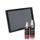 K&N Cabin Air Filter VF1012 + Recharge Kit