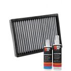 K&N Cabin Air Filter VF1014 + Recharge Kit