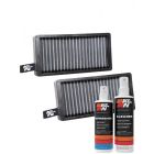 K&N Cabin Air Filter VF2060 + Recharge Kit