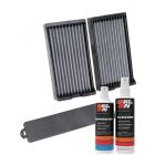 K&N Cabin Air Filter VF2063 + Recharge Kit