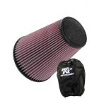 K&N Universal Clamp-On Air Filter RU-5046 + Filter Wrap