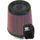 K&N Round Tapered Air Filter X-Stream Clamp-On RX-4730XD + Filter Wrap