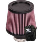 K&N Clamp-On Round Tapered Air Filter RU-5174 + Filter Wrap