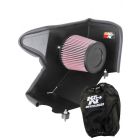 K&N Performance 69 Series Typhoon Cold Air Intake System Round 69-5327TC + Filter Wrap