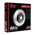DBA 5000 Curved Disc Brake Rotor Left (Single) Black 378mm