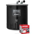 Ryco Fuel Filter Z667 + Service Stickers