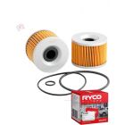Ryco Motorcycle Oil Filter RMC128 + Service Stickers
