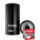 Ryco Oil Filter Heavy Duty Spin-On Z862 + Service Stickers