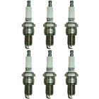 6 x Denso HP Nickel Twin Tip TT Spark Plugs W20TT