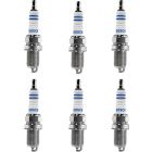 6 x Bosch Spark Plugs Nickel ZGR6STE2