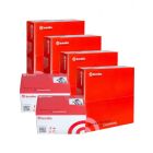 Brembo Front & Rear Disc Brake Rotors + Brake Pads