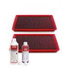 BMC Air Filter FB748/20 + Aerosol Oil & Washing Kit