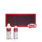 BMC Air Filter FB125/01 + Aerosol Oil & Washing Kit