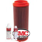 BMC Air Filter FB358/16 + Aerosol Oil & Washing Kit