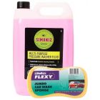 Simoniz Multi Purpose Pressure Washer Fluid 5 Litre + Holts HD Jumbo Sponge