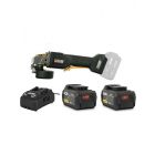 JCB 18V Angle Grinder 125mm + Fast Charger & 2 x Li-Ion Batterries