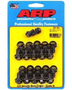 ARP Oil Pan Bolt Hex Head BB Chev w/ Standard 2pc Style Gasket Black
