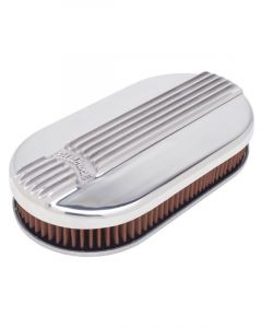 Edelbrock Air Cleaner Assembly Classic Small Oval Polished Logo 3.900"