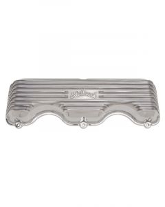Edelbrock Valve Covers Classic Series Stock Cast Polished Logo BB W Pair