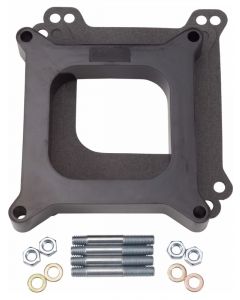 Edelbrock Carburettor Spacer Phenolic 1 In. Thick Open Square Bore
