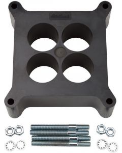 Edelbrock Carburettor Spacer Phenolic 2 In. Thick 4-Hole Square Bore