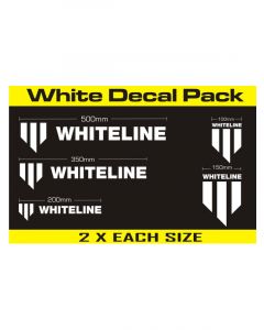 Whiteline W-Whiteline Decal Pack - White