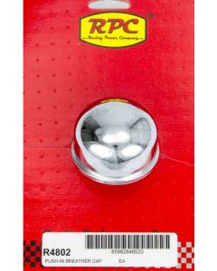 RPC Universal Chrome Steel, Push-In Oil Filler Cap, 2-3/8" Dia, Can, Be…