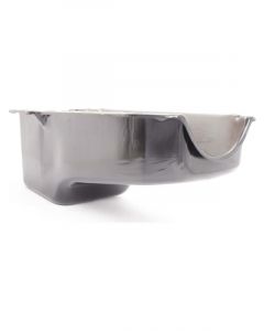 RPC Black Steel Stock Oil Pan, Fits 1980-85 S/B, Chev 283-400, Dipstic…
