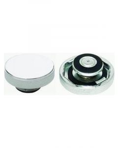 RPC Chrome Alloy Radiator, Cap, Plain Style, 16Lbs