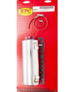 RPC Chrome Alloy Radiator, Fluid Reservoir Tank 3", X 9", Capacity, 710…