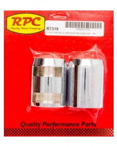 RPC Chrome Radiator Hose Cap, (2 Pcs), Fits Over, 1-3/4" Hose Sleeve Ad…