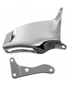 RPC Chrome Steel Alternator, Bracket, Oem (Top Bracket, Bolts To Intake…