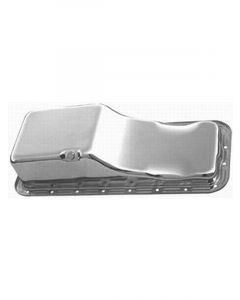 RPC Chrome Steel Stock Oil Pan, Fits 1958-76 Ford, 352-390-406-427-428 …