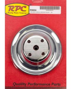 RPC Chrome Steel Water Pump, Upper Pulley, Single Groove, 6.30" Dia, 2.…